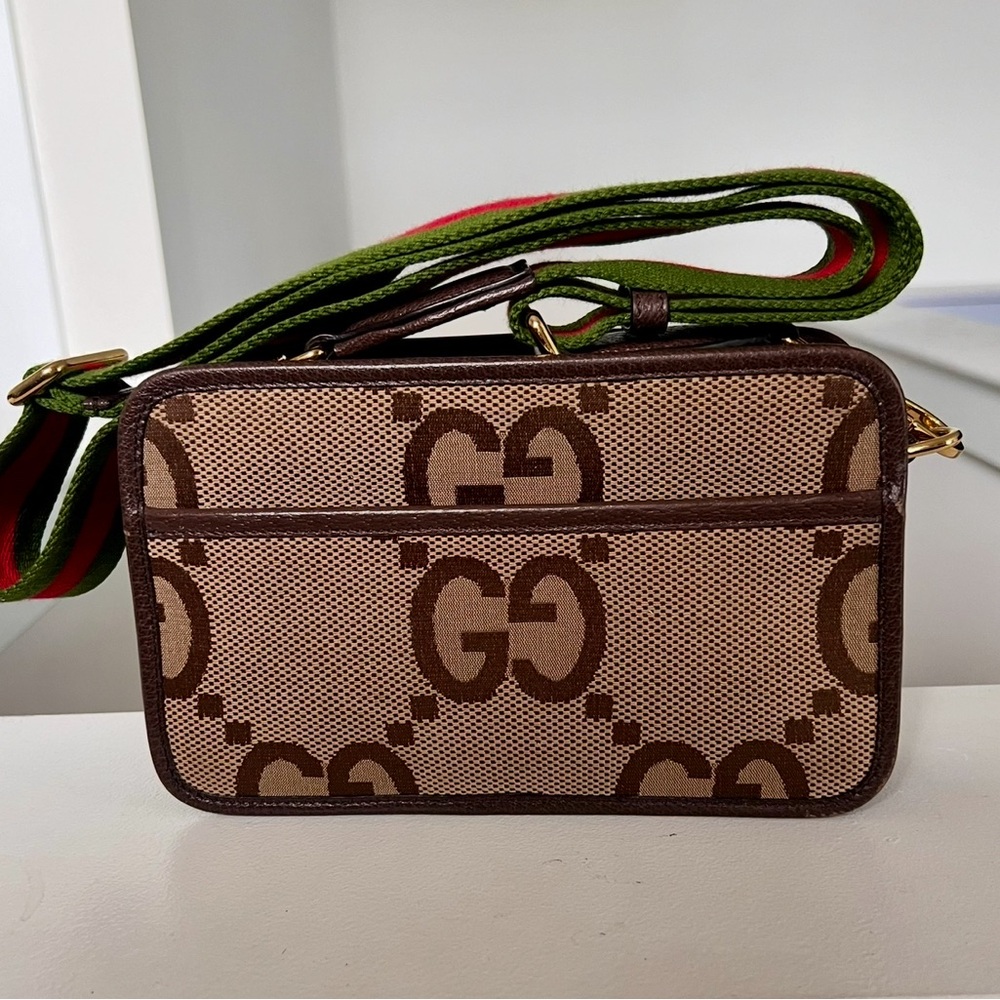 Authentic Gucci Beige and Brown Crossbody Bag